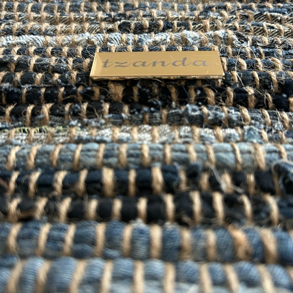 tzanda Purse in Denim Woven Fabric